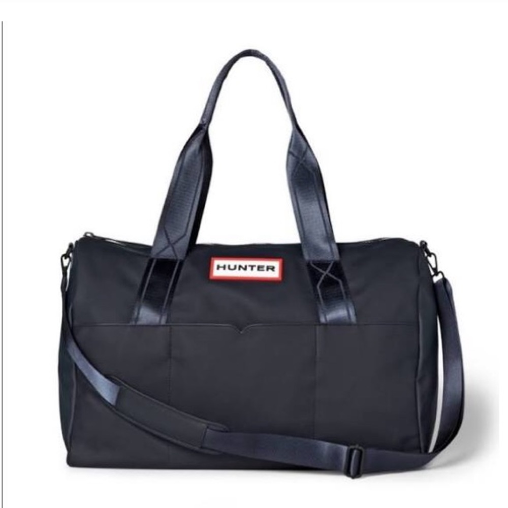 Hunter Water Resistant Black Weekender Duf…